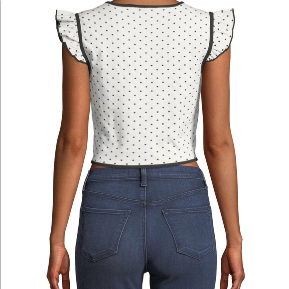 Club Monaco Scoobalyn Reversible Polka-Dot - Picture 4 of 7